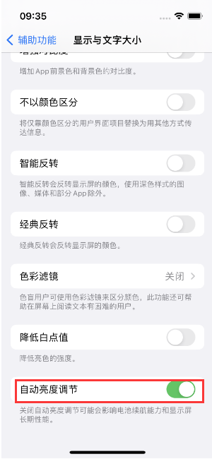 鹿泉苹果15维修店分享iPhone 15 Pro系列屏幕亮度 