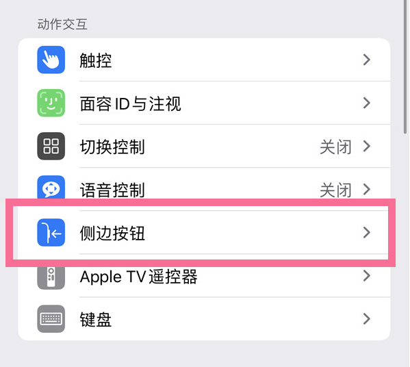 鹿泉苹果14维修店分享iPhone14 Plus侧键双击下载功能关闭方法 