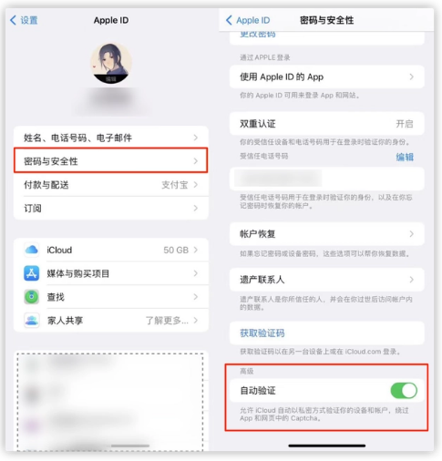 鹿泉苹果手机维修分享iOS 16 自动验证功能开启方法 