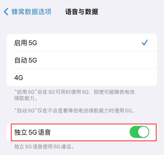 鹿泉苹果14维修分享iPhone 14 Pro如何开启VoNR 