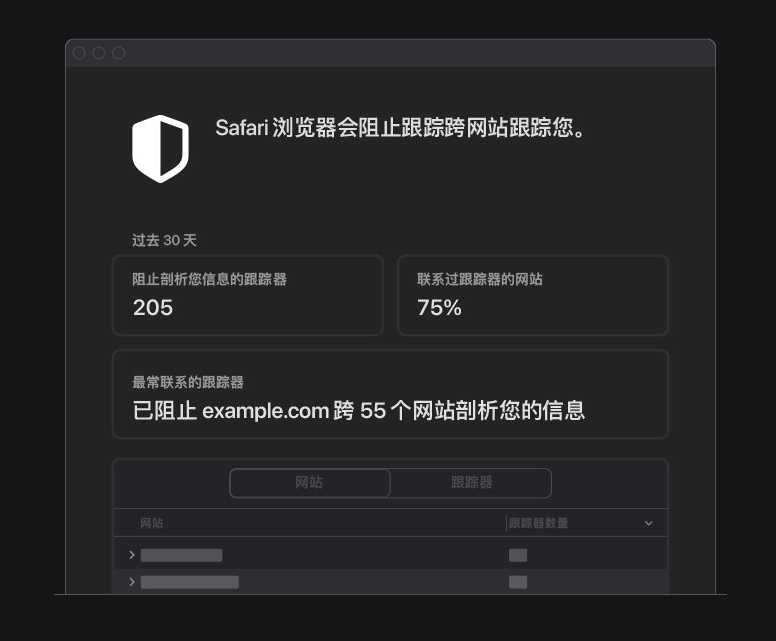 鹿泉苹果手机维修分享如何在 Safari 浏览器中查看和打开隐私报告 
